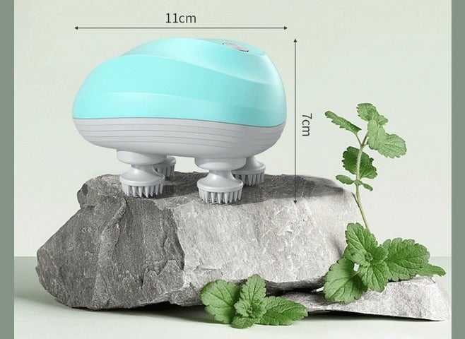 Scalp massager size: about 11 x 7 cm