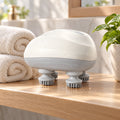 Mova Glow cordless scalp massager in white